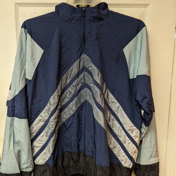 Adidas 90s Style Pullover Windbreaker - Picture 2 of 4